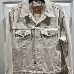 Levi's Men's Off-White Denim Jacket